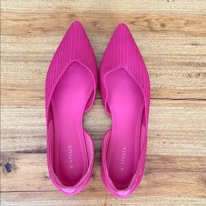 VIVAIA Women's Vibrant Pink Flats
